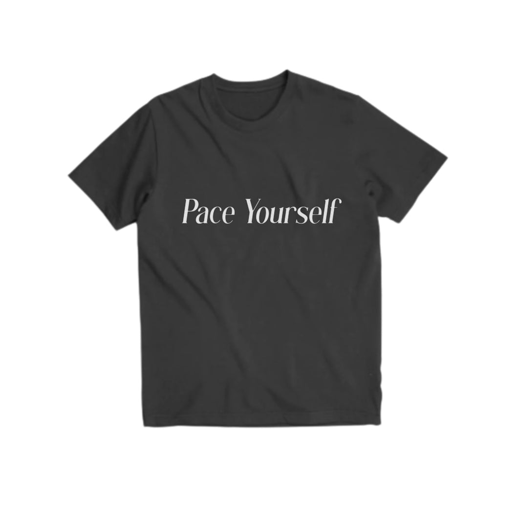 Pace Yourself Tee (Black)