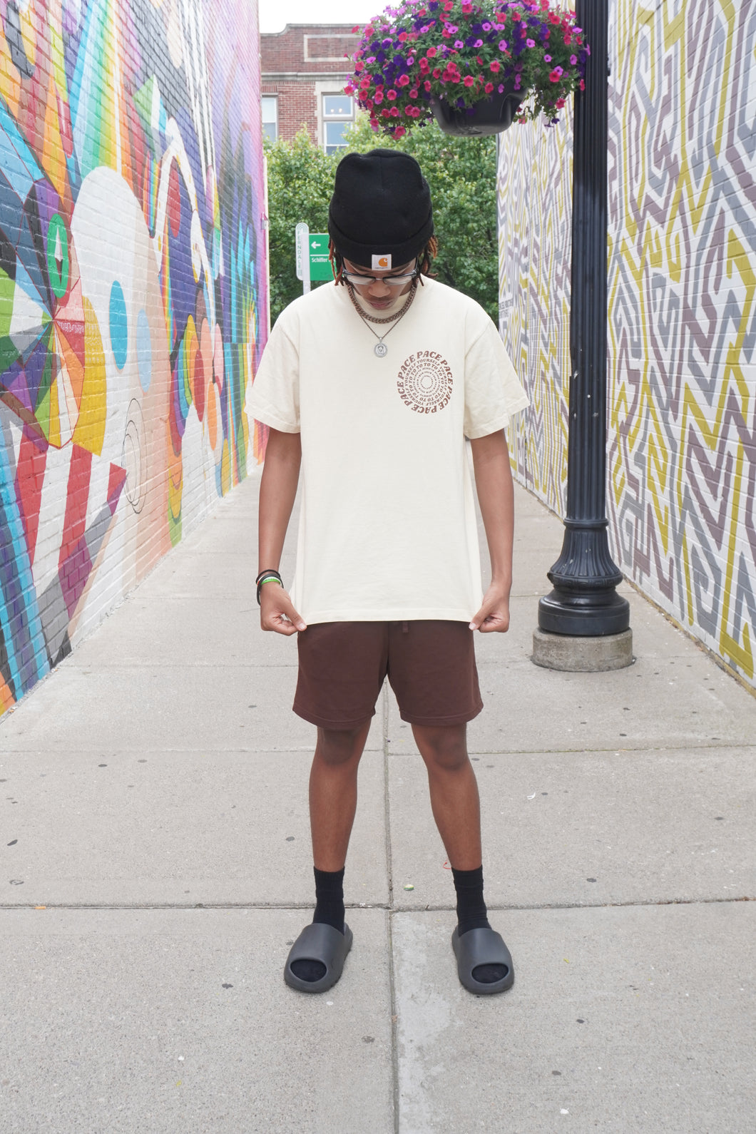 PYS (ACHIEVE YOUR GOALS) CREAM TEE